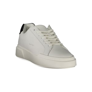Calvin Klein Bianco Leren Heren Sneaker