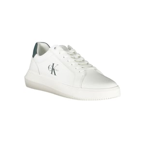 Calvin Klein Bianco Polyurethaan Heren Sneakers