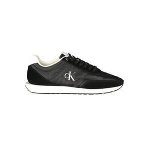 Calvin Klein Svarta Polyester Herr Sneakers