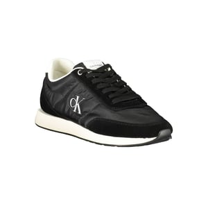 Calvin Klein Svarta Polyester Herr Sneakers