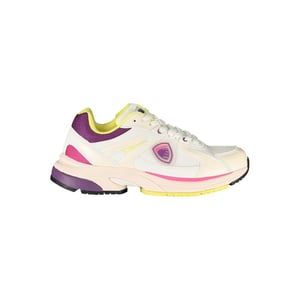 Blauer Witte Polyurethane Dames Sneaker