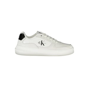 Calvin Klein Vit Läder Sneakers för Kvinnor