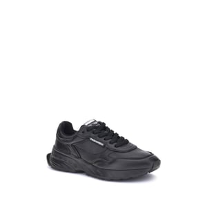 Dsquared² Zwarte Kalfsleren Bos Taurus Athletische Sneakers