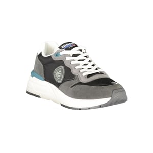 Blauer Nero Polyurethaan Heren Sneaker
