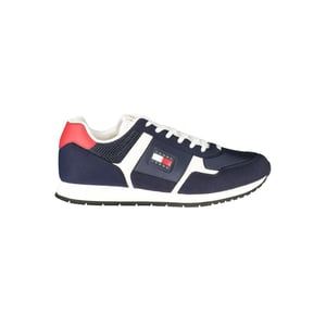 Tommy Hilfiger Blauwe Polyurethaan Mannensneaker