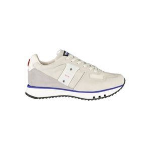 Blauer Grigio Polyurethaan Heren Sneaker