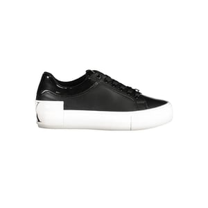 Calvin Klein Svart Läder Sneakers för Dam