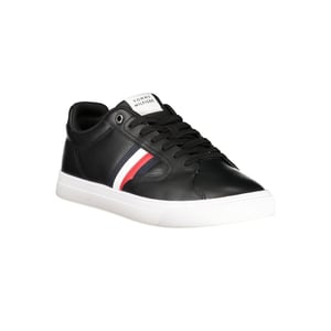 Tommy Hilfiger Svart Polyester Herr Sneaker