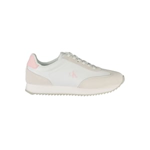 Calvin Klein Bianco Leren Dames Sneaker