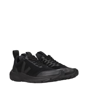 Veja Zwarte Stoffen Sportschoenen
