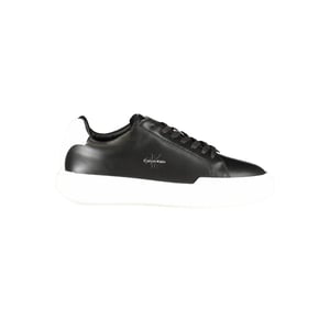 Calvin Klein Svart Läder Herr Sneaker