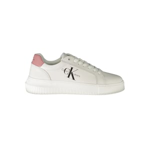 Calvin Klein Witte Leren Dames Sneaker