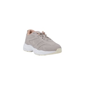 Calvin Klein Jeans Grijze Kunstlederen Sport Sneakers