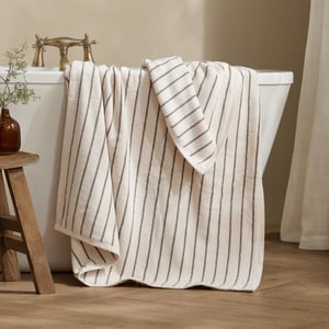Yard Hebden Narrow Striped 100% Cotton XL Bath Sheet