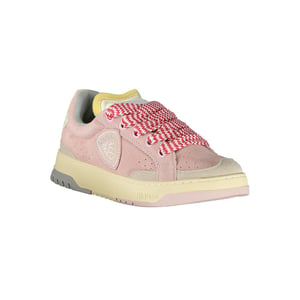 Blauer Rosa Polyurethaan Dames Sneaker