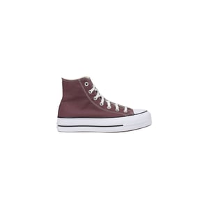 Converse Lila Tyg Plattformssneakers