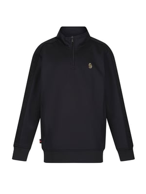 Luke 1977 Junior TTTQR Quarter Zip Sweatshirt in Black