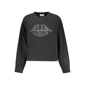 Pepe Jeans Zwarte Katoenen Dames Sweatshirt