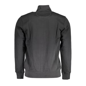 La Martina Zwarte Katoenen Herensweater