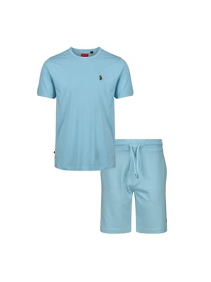 Luke 1977 Junior Trous T-Shirt and Short Set in Light Blue