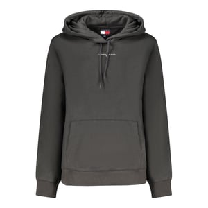 Tommy Hilfiger Zwarte Katoenen Dames Sweatshirt Hoodie