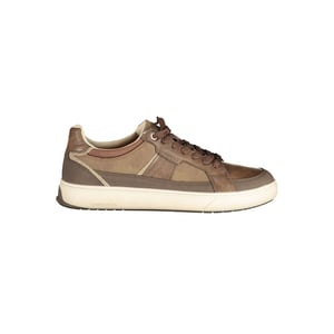 Houthakker Bruin Polyurethane Heren Sneaker