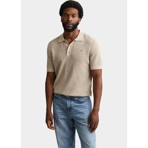 Gant Polo heren katoenen polotrui met textuur 8030294/198
