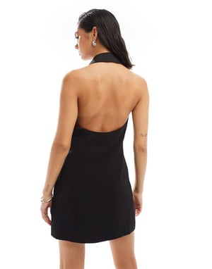 Miss Selfridge halter waistcoat dress
