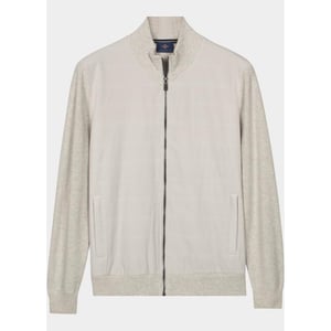 Baileys Vest heren cardigan zip front body ligh 612019/11