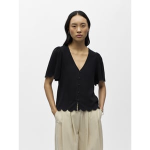 Object Objsanne 2/4 lo v-neck top noos