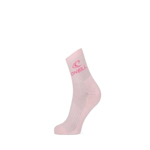 O'Neill Sportsokken unisex quarter 3-pack roze/wit