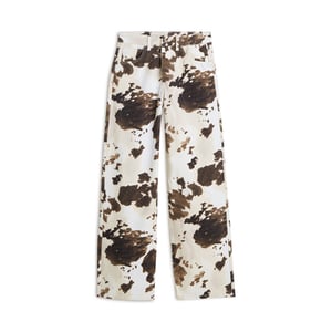 Summum Baggy straight pant cow printed twill 4s2956-12435
