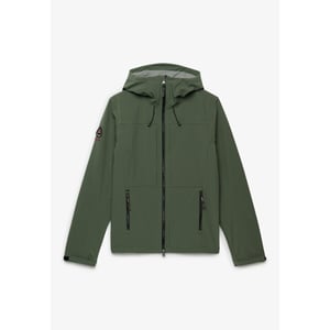 Superdry Hooded soft shell tracker jacket army