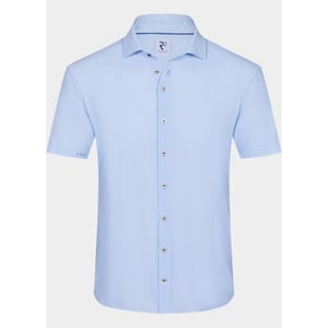 R2 Amsterdam Casual hemd korte mouw striped seersucker short slee 132.wspss.033/018