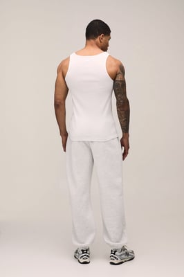 Basic Slim Fit Ribbed Vest