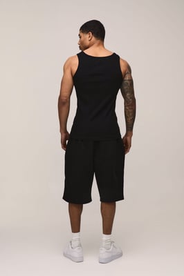 Basic Slim Fit Ribbed Vest