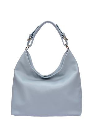 Anna Luchini Turquoise Rundleer Tas