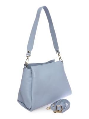 Isabella Rhea Turquoise Rundleer Tas