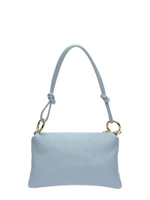 Anna Luchini Turquoise Rundleer Tas