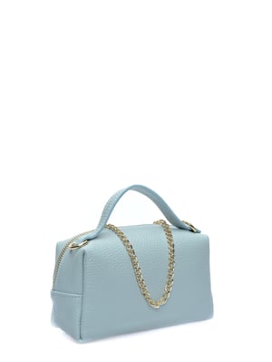 Isabella Rhea Turquoise Rundleer Tas