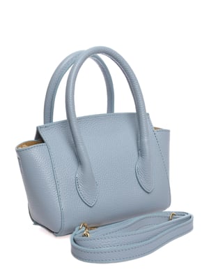 Anna Luchini Turquoise Rundleer Tas