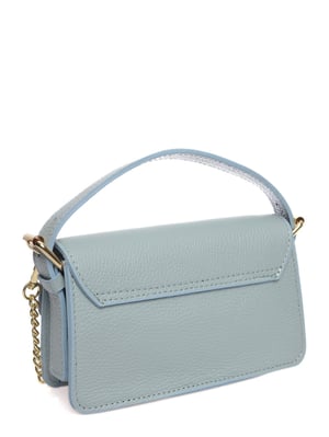 Anna Luchini Turquoise Rundleer Tas