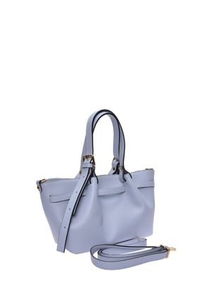 Luisa Vannini Turquoise Rundleer Tas