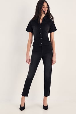 The Sculpted Denim Shirt