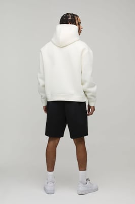 Relaxed Fit Bonded Scuba Mid Length Shorts