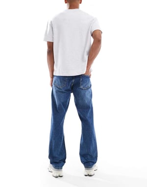 Dr Denim Dash regular fit straight leg in stray mid used