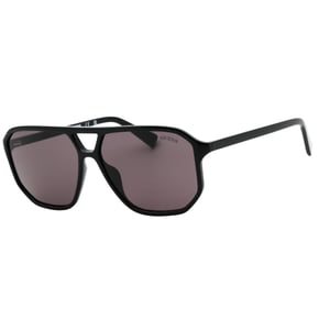 Guess Shiny Black Framed Smoke Lensed Sunglasses