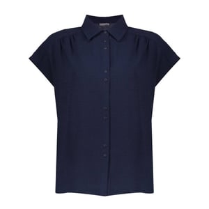 Geisha 63140-21 675 blouse crinckle navy
