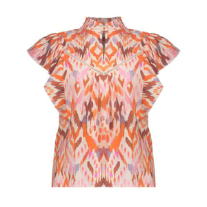 Geisha 63260-20 718 top ecru/mandarine red/lila