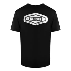 Diesel Modern Basic Logo Zwart T-shirt
